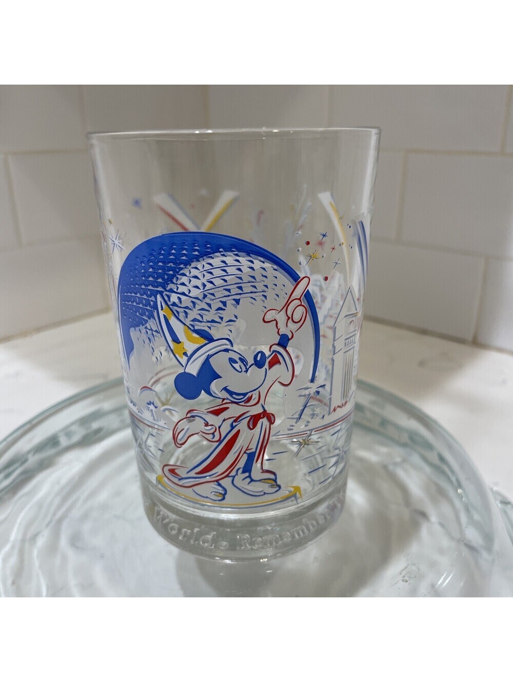 Walt Disney World Magic 25th Anniversary Mickey Glass Cup